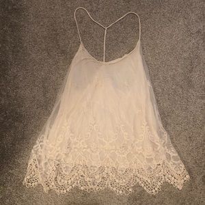 Lace Tank Top Blouse, Urban Outfitters
